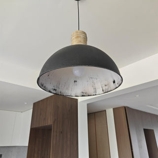 Ilshaos Suspension Bois Métal Industriel Vintage