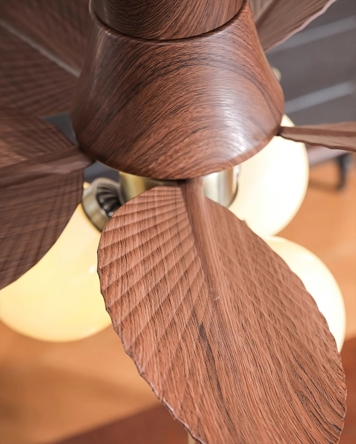 Diagram showing the dimensions of the Malibu Ceiling Fan Light.