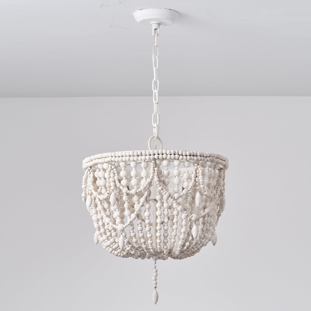 Arsilion Lustre Bois Métal Luxe Postmoderne