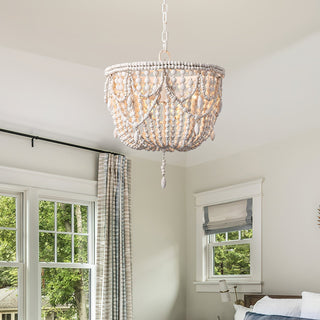 Arsilion Lustre Bois Métal Luxe Postmoderne