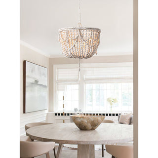 Arsilion Lustre Bois Métal Luxe Postmoderne