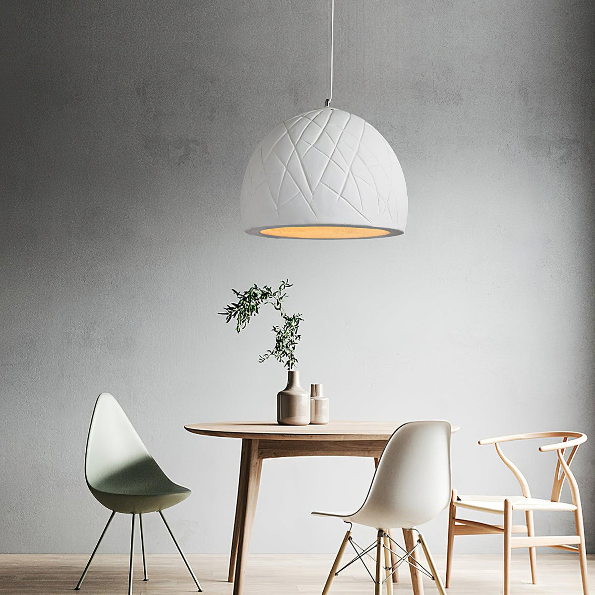 Cashaor Suspension en Plastique Art Nordique Wabi