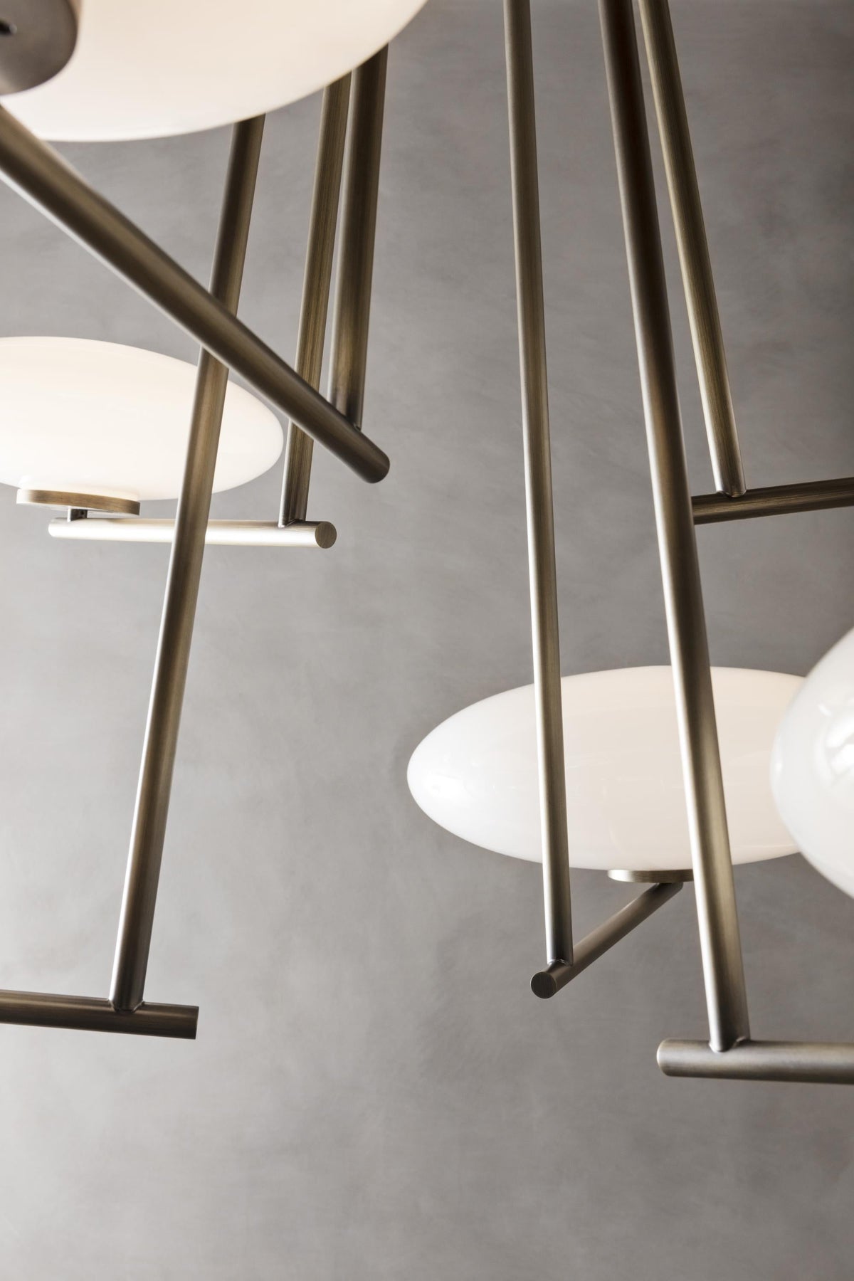 Umirarae Lampe de Plafond en Laiton et Verre Créativité Individuelle
