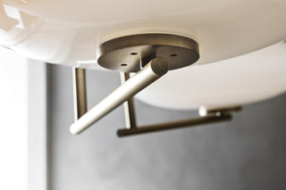 Umirarae Lampe de Plafond en Laiton et Verre Créativité Individuelle