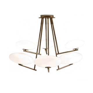 Umirarae Lampe de Plafond en Laiton et Verre Créativité Individuelle