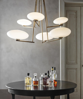 Umirarae Lampe de Plafond en Laiton et Verre Créativité Individuelle