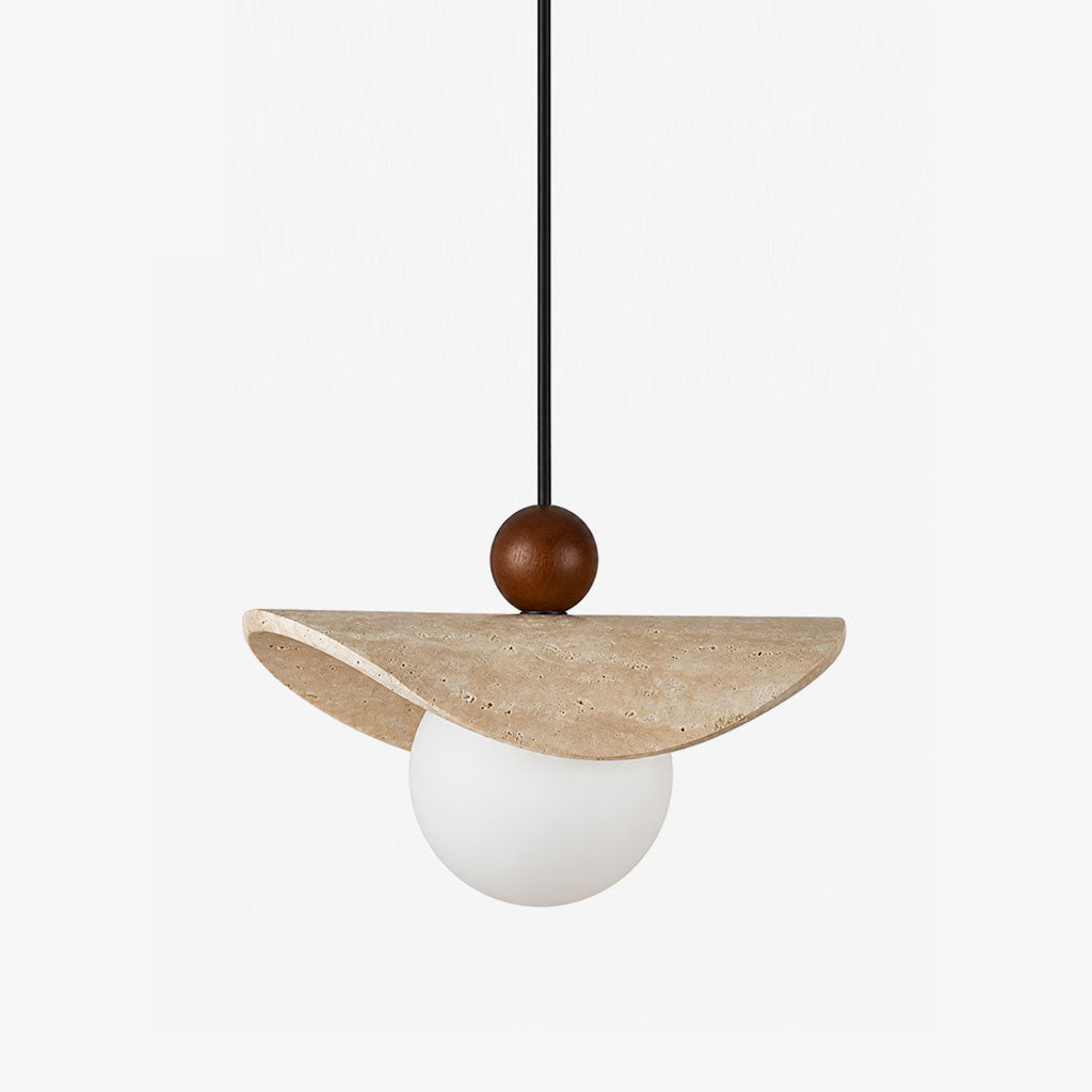 Jorwick Suspension À Perles De Travertin