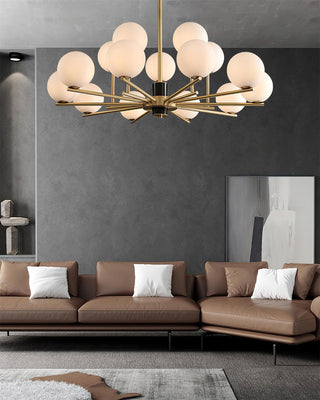 Covynel Lustre en Laiton Mi-Siècle