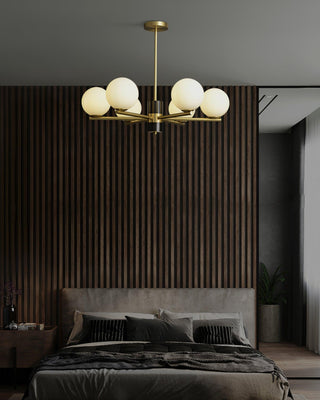 Covynel Lustre en Laiton Mi-Siècle