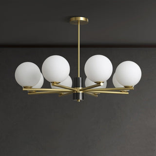 Covynel Lustre en Laiton Mi-Siècle