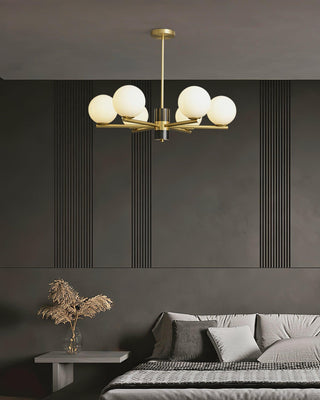 Covynel Lustre en Laiton Mi-Siècle