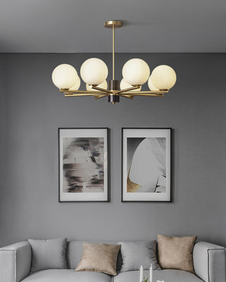 Covynel Lustre en Laiton Mi-Siècle