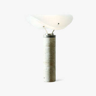 Inorielis Lampe de Table en Travertin Sculptural