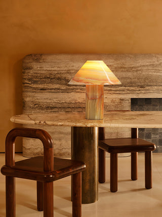 Aurora Vintage Jade Table Lamp-Neutral Decor