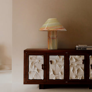 Aurora Vintage Jade Table Lamp-Neutral Decor
