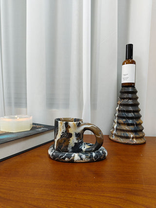 Marble Loop Storage Cup-Neutral Decor