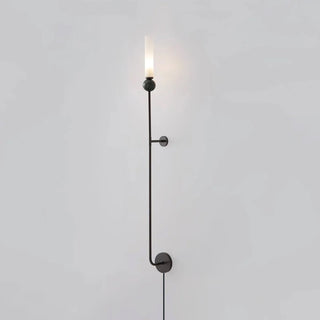 Marble Vertical Plug-in Wall Lamp-Neutral Decor