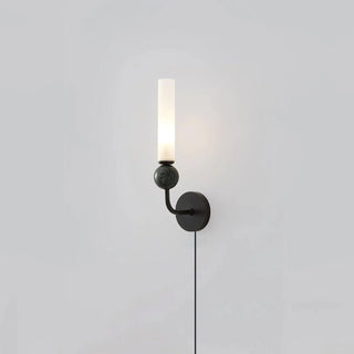Marble Vertical Plug-in Wall Lamp-Neutral Decor