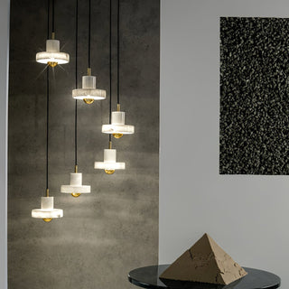 Cunorora Premium Nordic Art Aura Marbre Pendentif Lampe