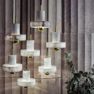 Cunorora Premium Nordic Art Aura Marbre Pendentif Lampe
