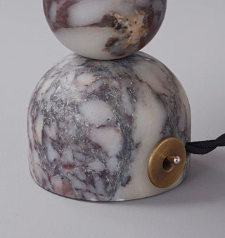 Marble Orb Rattan Table Lamp-Neutral Decor