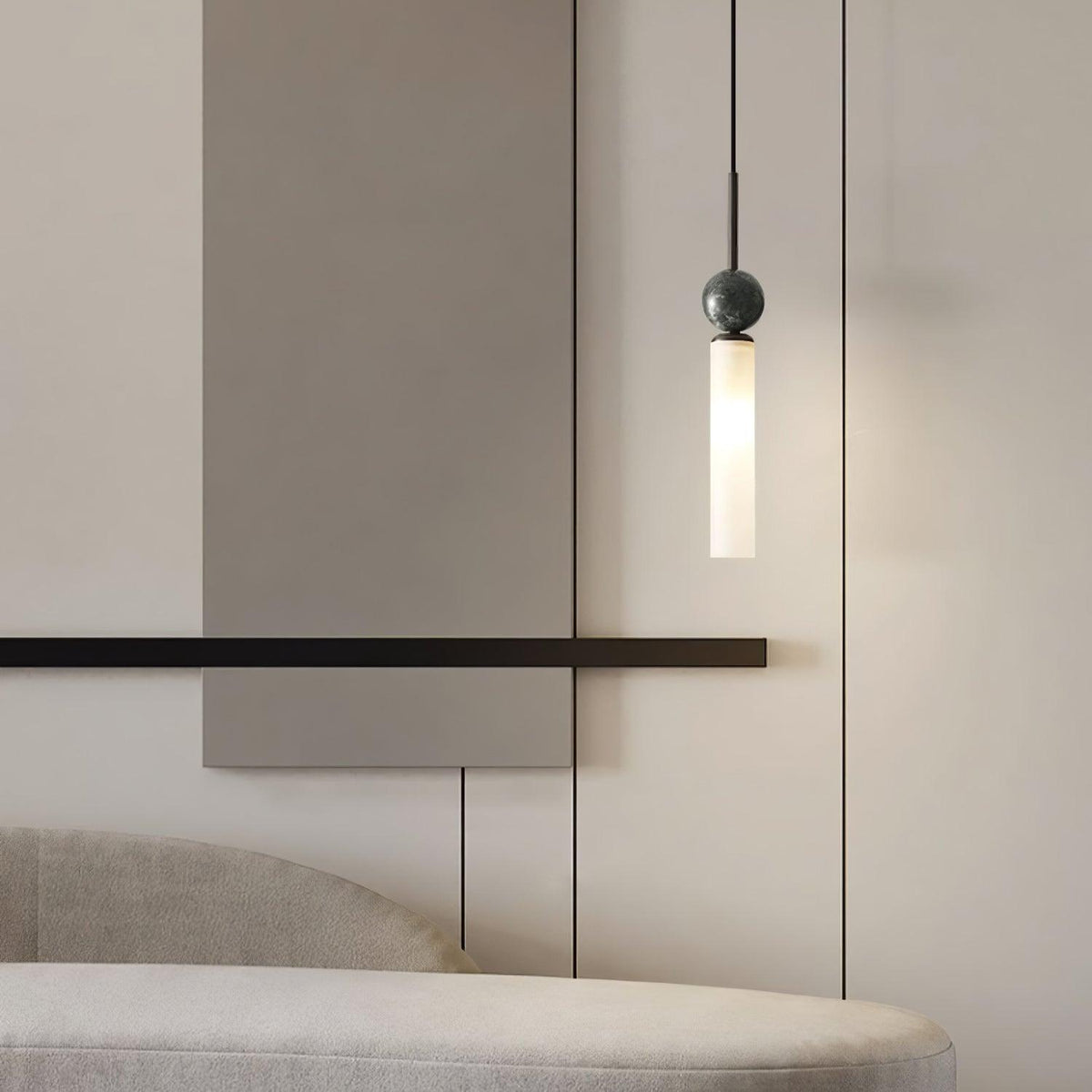 Thea Suspension minimaliste en marbre