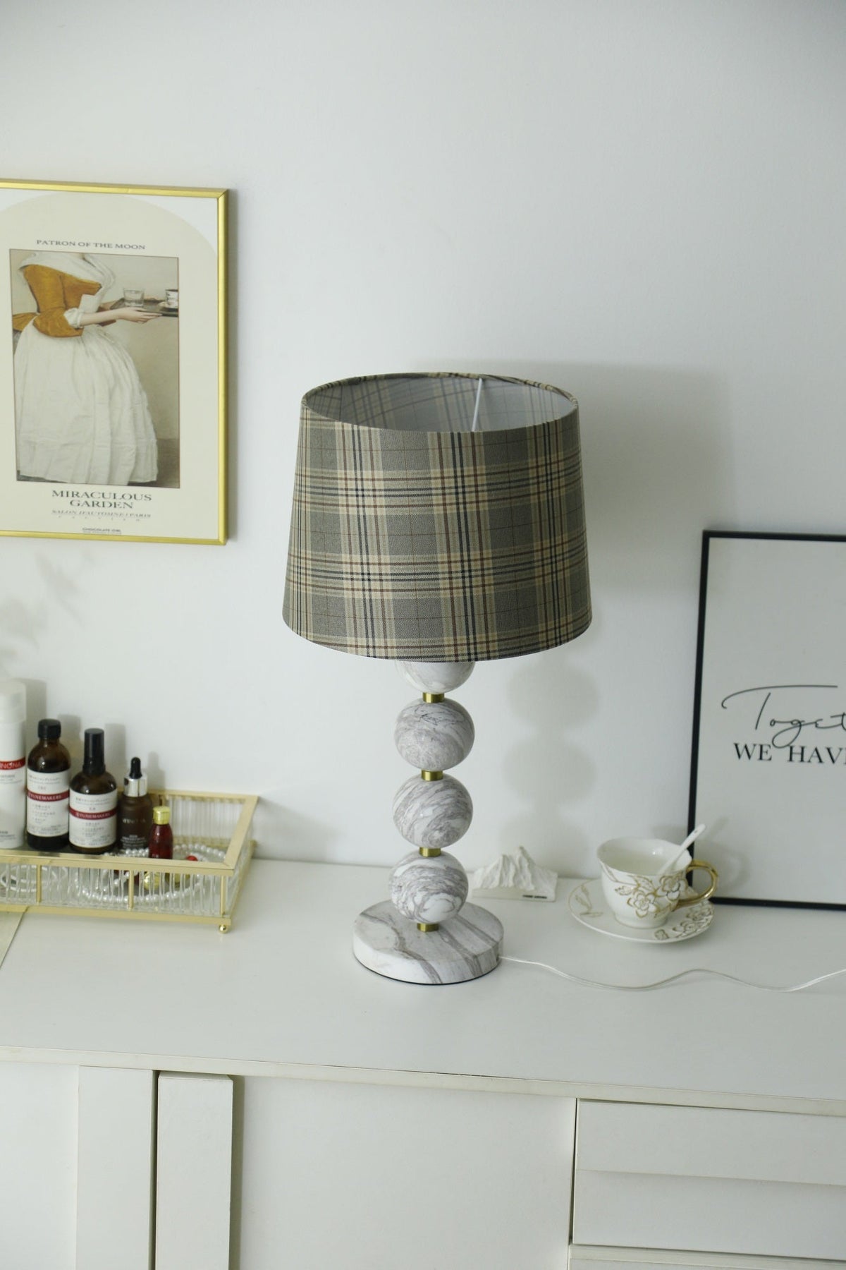 Rowan Moderne Lampe de Table en Marbre