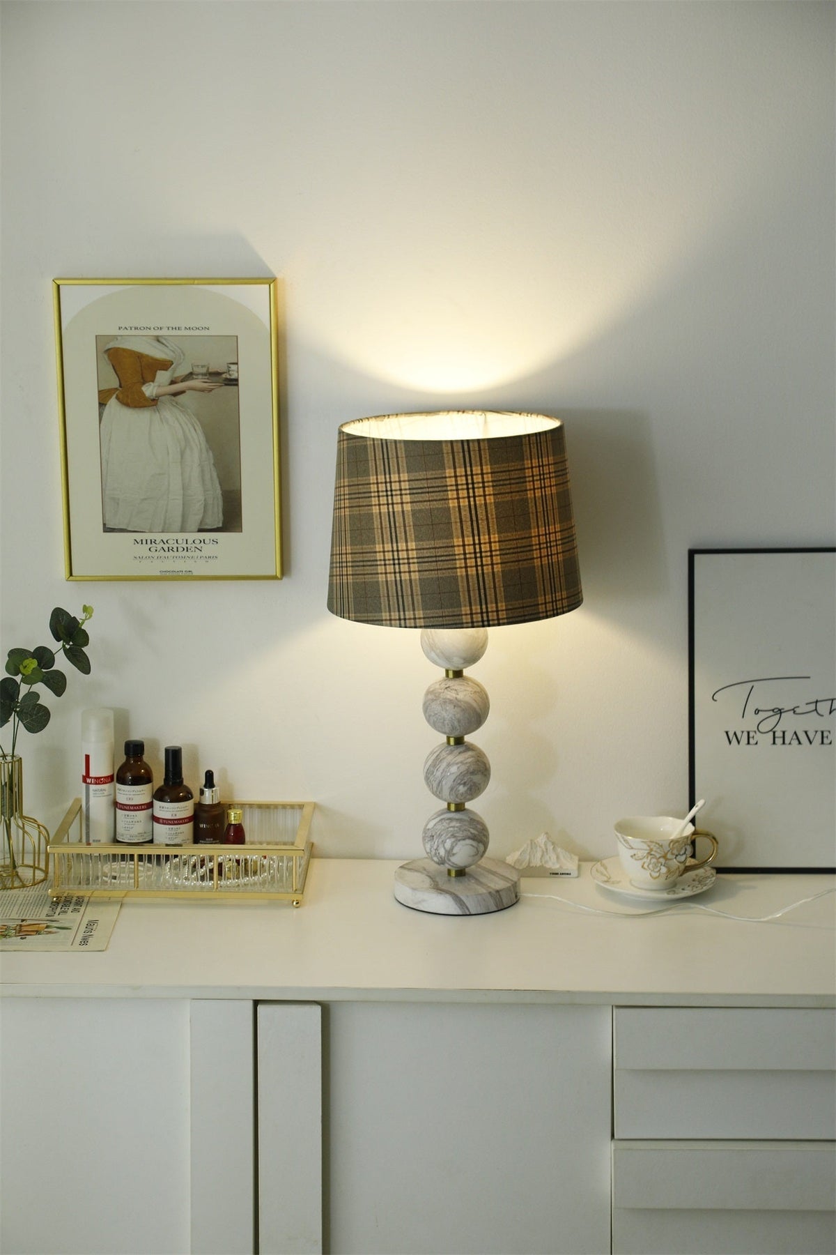 Rowan Moderne Lampe de Table en Marbre