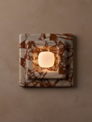 Ziv Applique Murale Carrée en Marbre à Couches