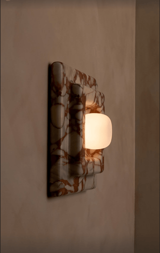 Ziv Applique Murale Carrée en Marbre à Couches