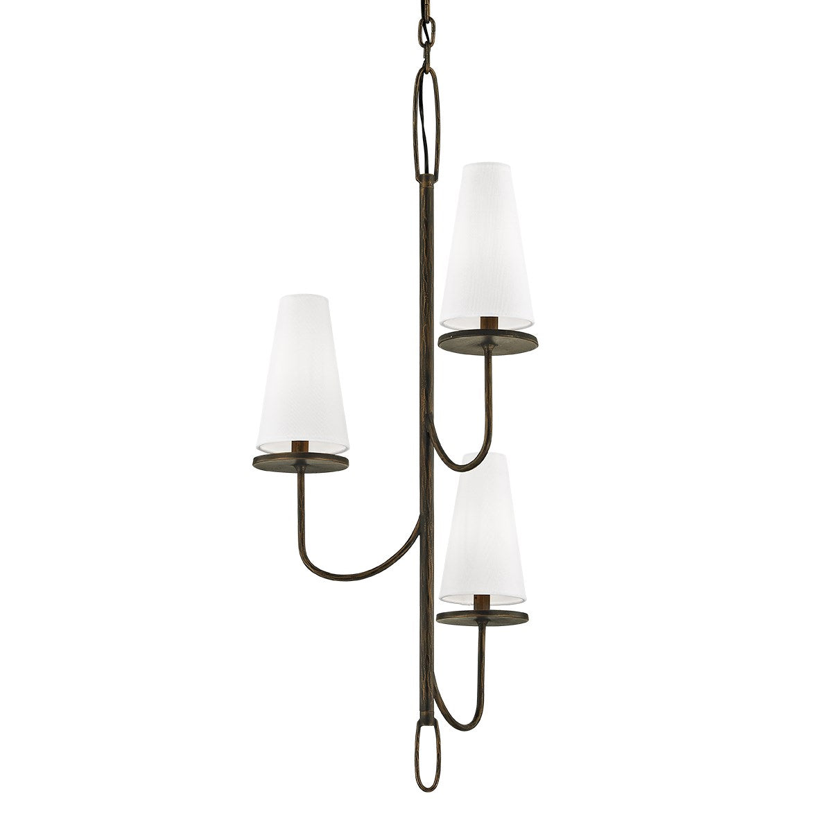Curaeara Lustre Laiton Tissu Industriel Vintage