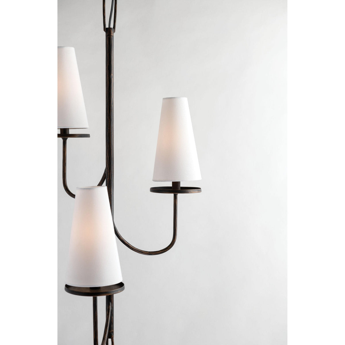 Curaeara Lustre Laiton Tissu Industriel Vintage
