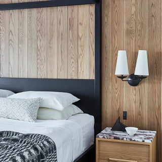 Avraee Applique Murale Laiton Tissu Minimaliste Moderne