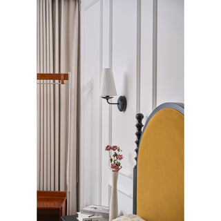 Avraee Applique Murale Laiton Tissu Minimaliste Moderne