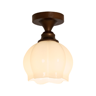 Alveneth Plafonnier en Verre Art Nordique Premium-Luire