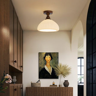 Alveneth Plafonnier en Verre Art Nordique Premium-Luire