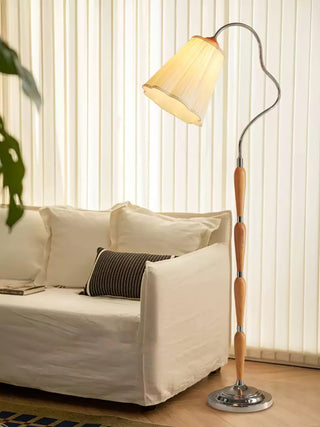 Foster Lampadaire en Bois Vintage