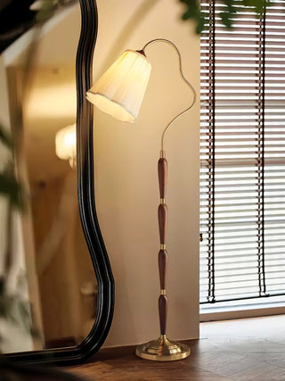 Foster Lampadaire en Bois Vintage