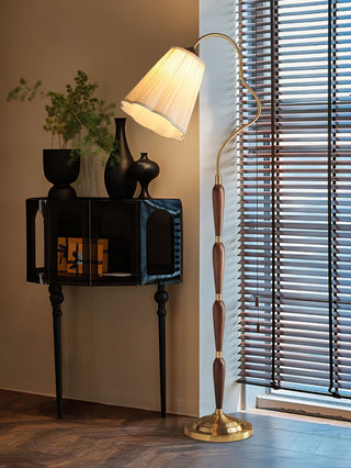 Foster Lampadaire en Bois Vintage