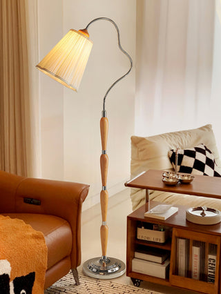 Foster Lampadaire en Bois Vintage