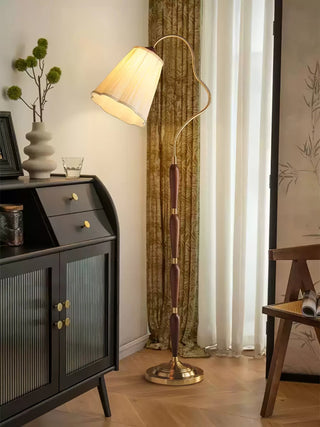 Foster Lampadaire en Bois Vintage