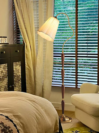 Foster Lampadaire en Bois Vintage