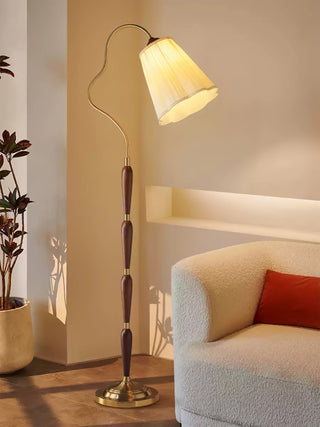 Foster Lampadaire en Bois Vintage