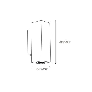 Uvineth Applique Murale Travertin Minimaliste Moderne