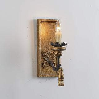 Lydorira Applique Murale Bois Métal Élégance Premium Vintage