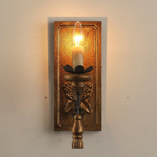 Lydorira Applique Murale Bois Métal Élégance Premium Vintage
