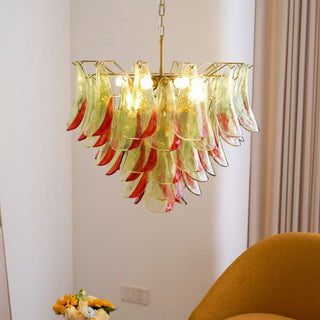 Aurora Lustre en Verre Murano Pétale Élégant