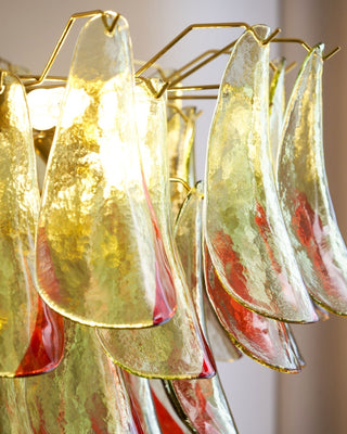 Aurora Lustre en Verre Murano Pétale Élégant