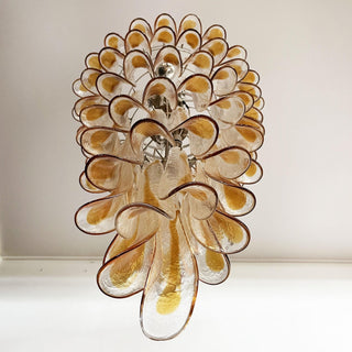 Aurora Lustre Pétales en Verre de Murano Doré
