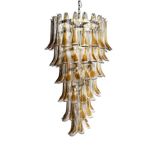 Aurora Lustre Pétales en Verre de Murano Doré